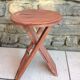 Folding wooden /vintage stool 60s-70s