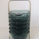 Set of ashtrays, Wagenfeld, WMF