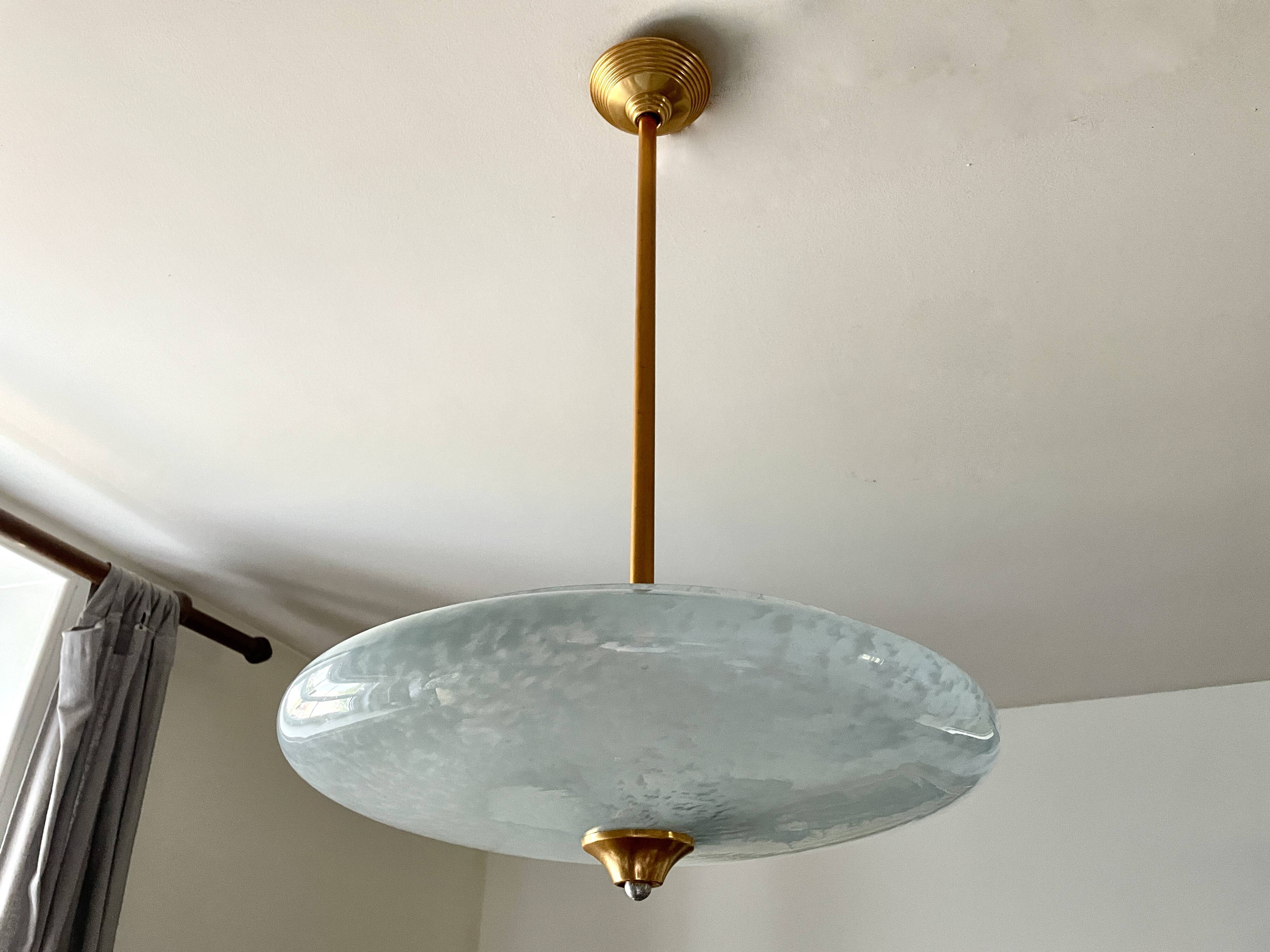 Blue Clichy glass pendant light