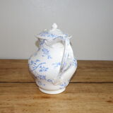 Teapot Sarreguemines model thorns - blue
