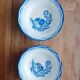 Lot de 2 assiettes creuses Sarreguemines, André