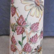 Opaline vase with enamelled decoration early xxeme