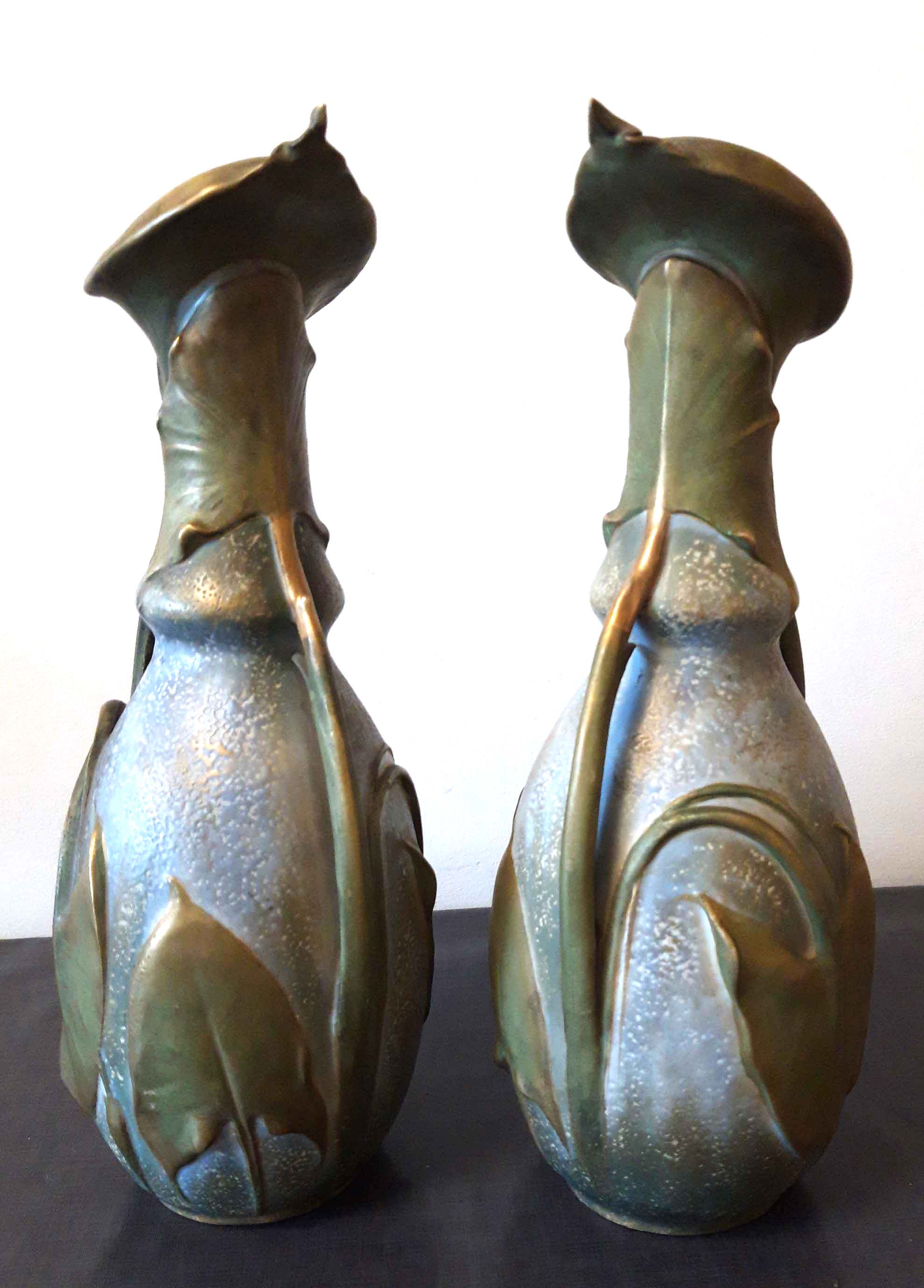 Pair of imperial amphora vases