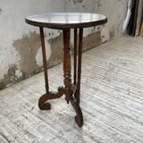 19th century oak pedestal console