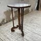 19th century oak pedestal console