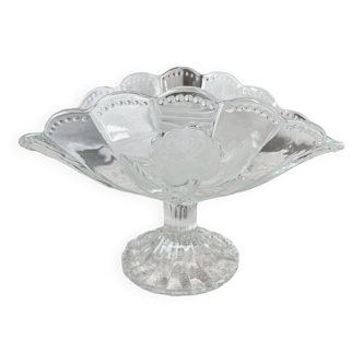 “Rose” crystal fruit bowl