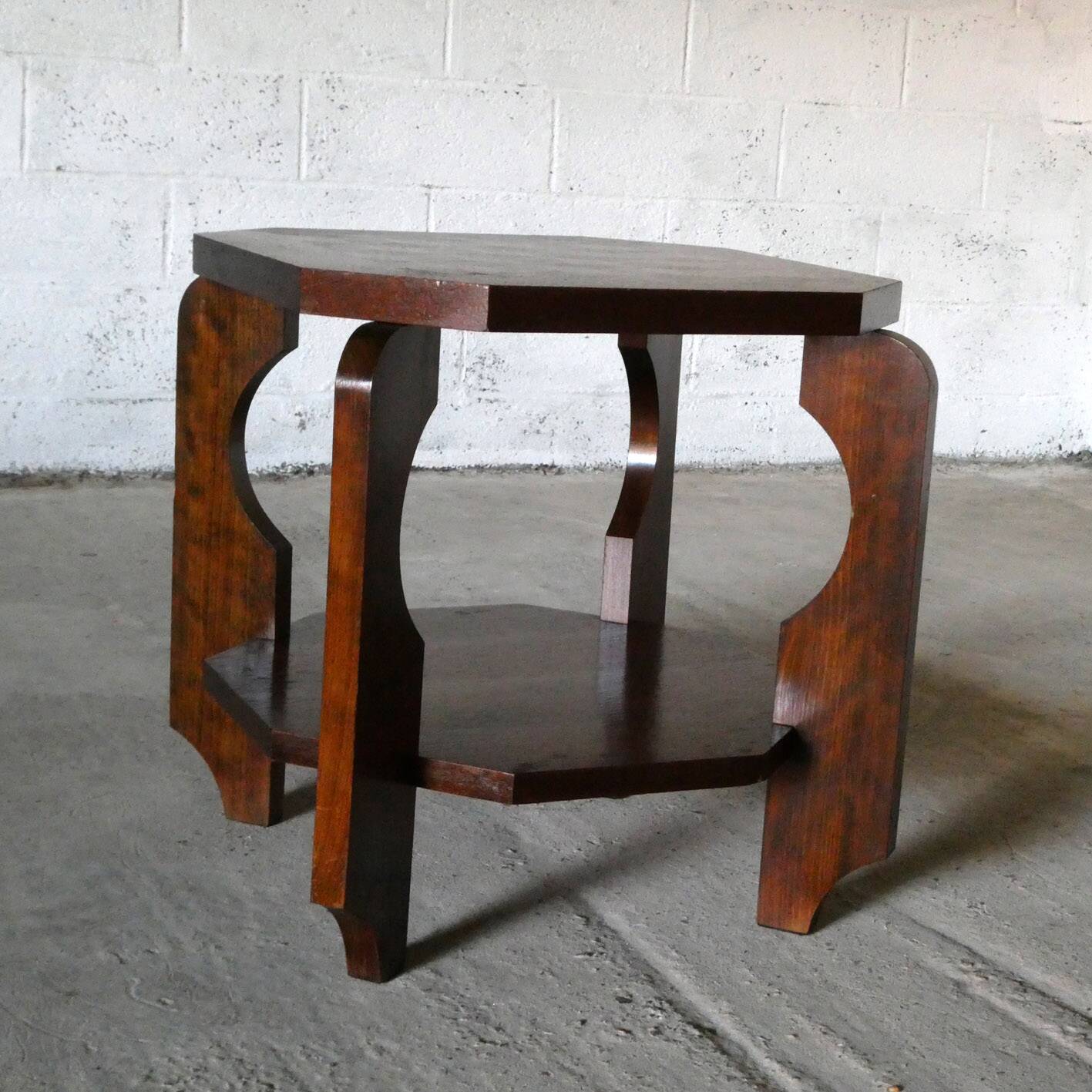 table basse Art Déco en chêne, 1950