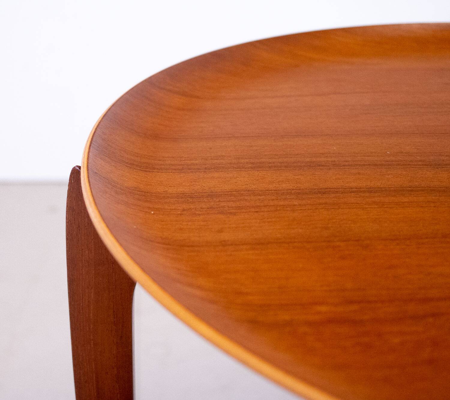 Pair of Danish Teak Model 4508 Tray Tables by Fritz Hansen, 1950s