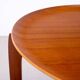 Pair of Danish Teak Model 4508 Tray Tables by Fritz Hansen, 1950s
