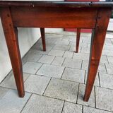 Solid walnut farmhouse table