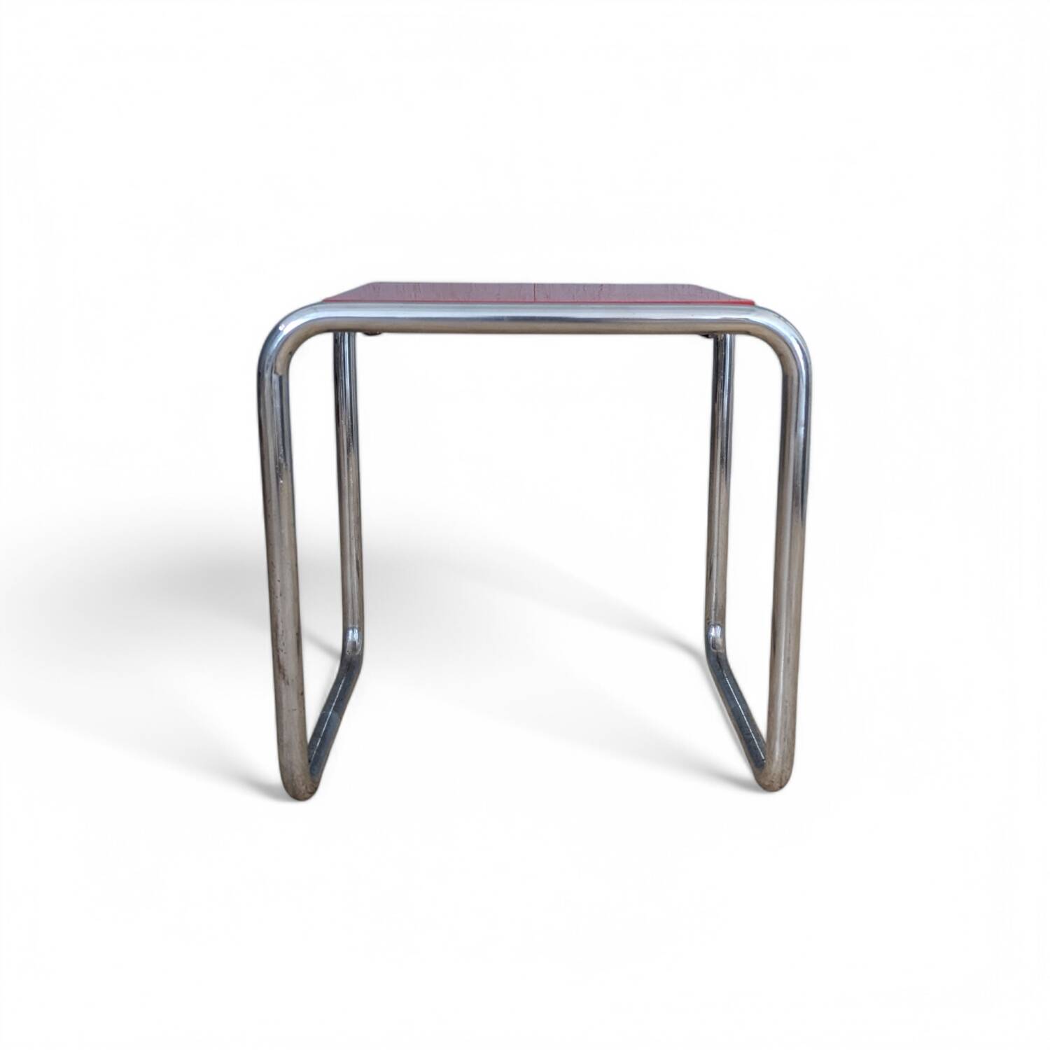 Tabouret de cantine Bauhaus B 9 de Marcel Breuer, années 1930
