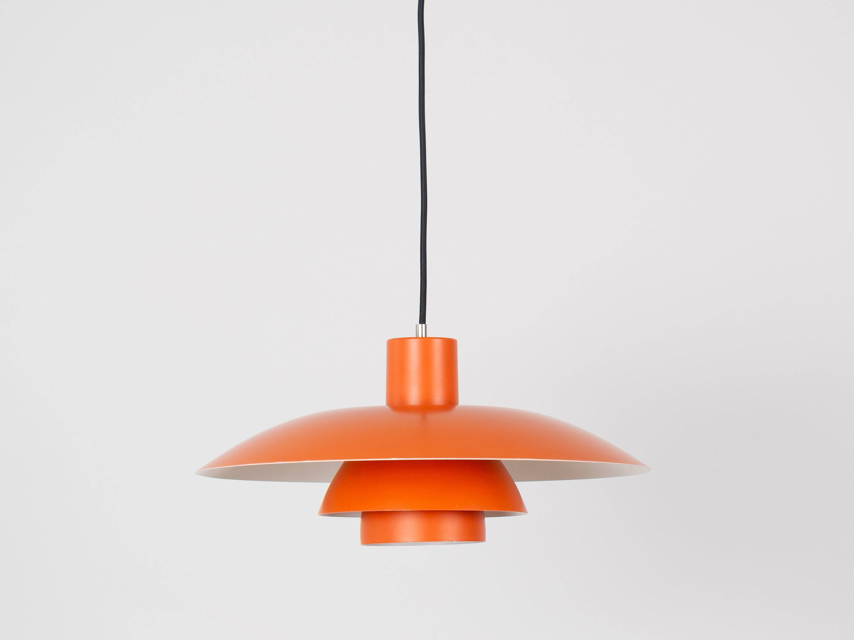 Vintage suspended luminaires PH 4/3 Danish by Paul Henningsen, Louis Poulsen, 1966