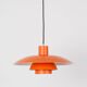 Vintage suspended luminaires PH 4/3 Danish by Paul Henningsen, Louis Poulsen, 1966