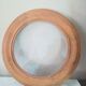 Round frame with coaster