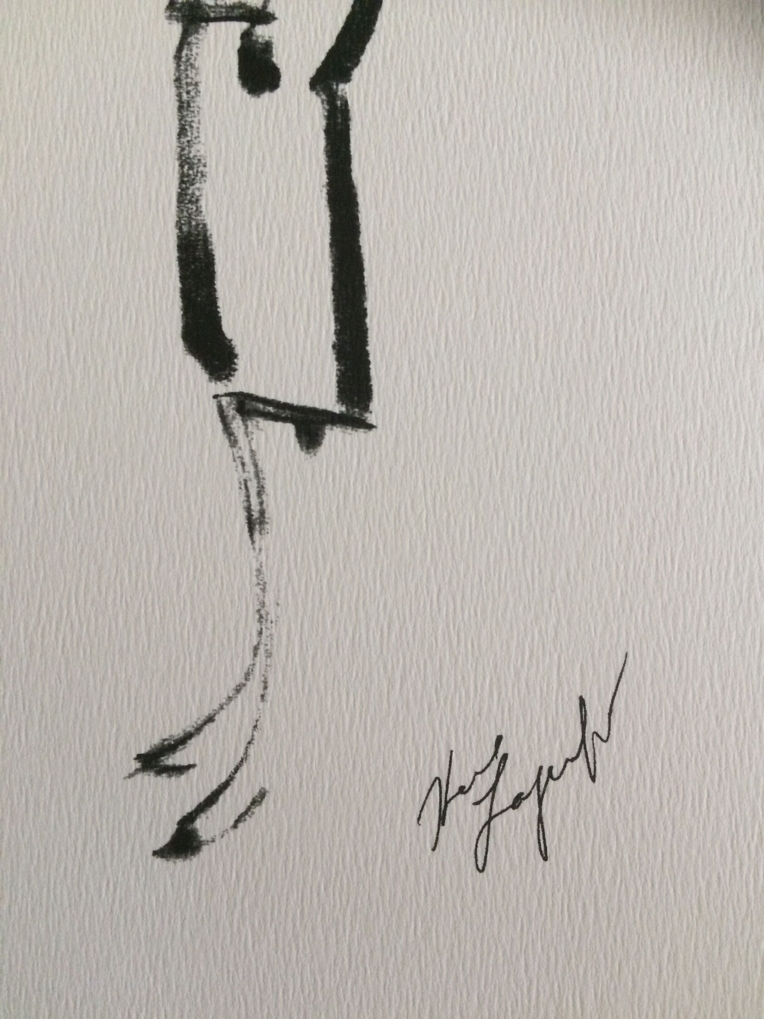 Chanel: beautiful illustration / drawing / sketch mode. Coco Chanel silhouette