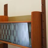Teak system bookcase, Norwegian design, 1960s, production: Blindheim Mobelf