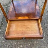 Regency style side table on casters