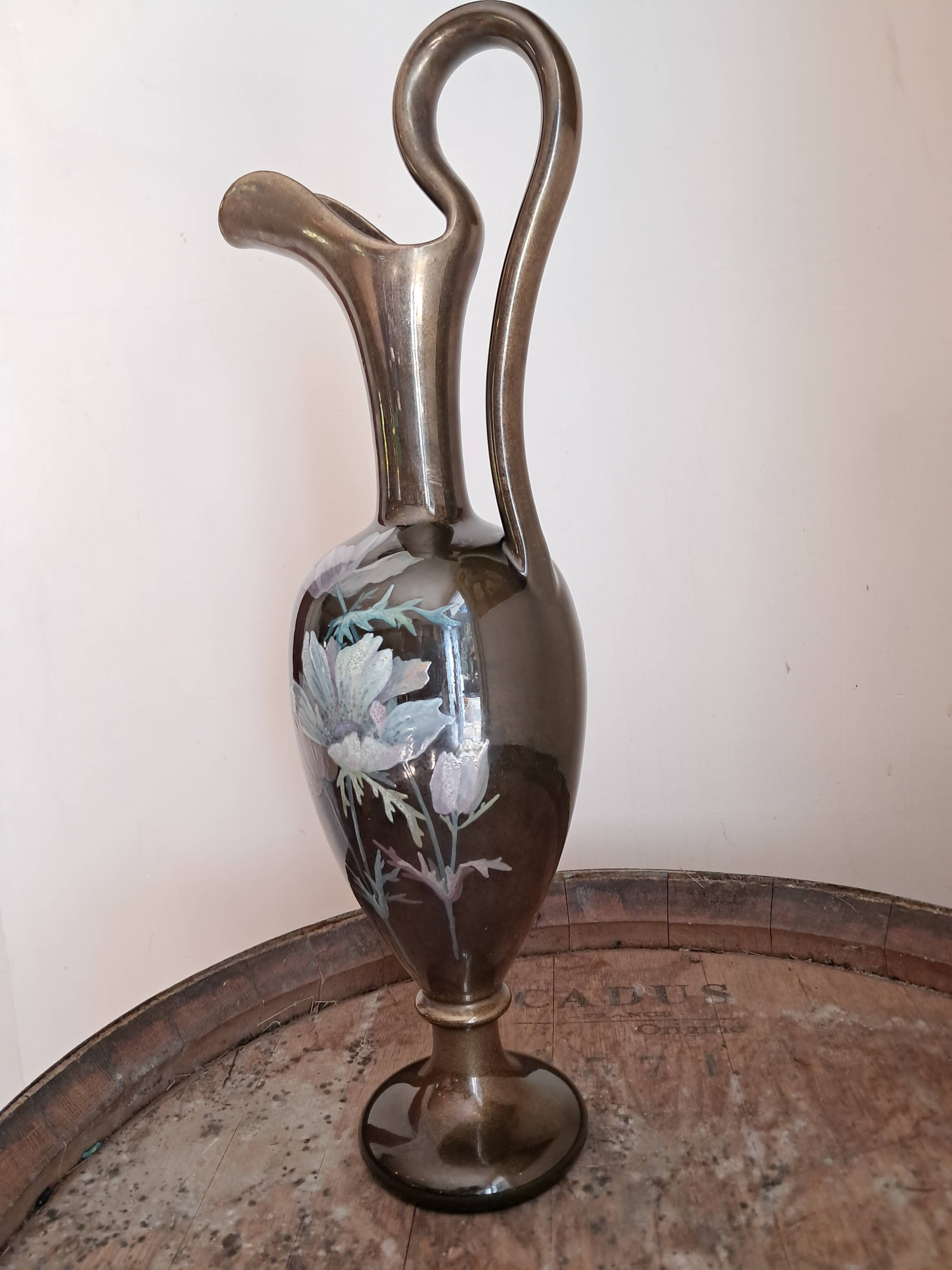 Ewer by Clément Massier, Golfe-Juan, around 1900