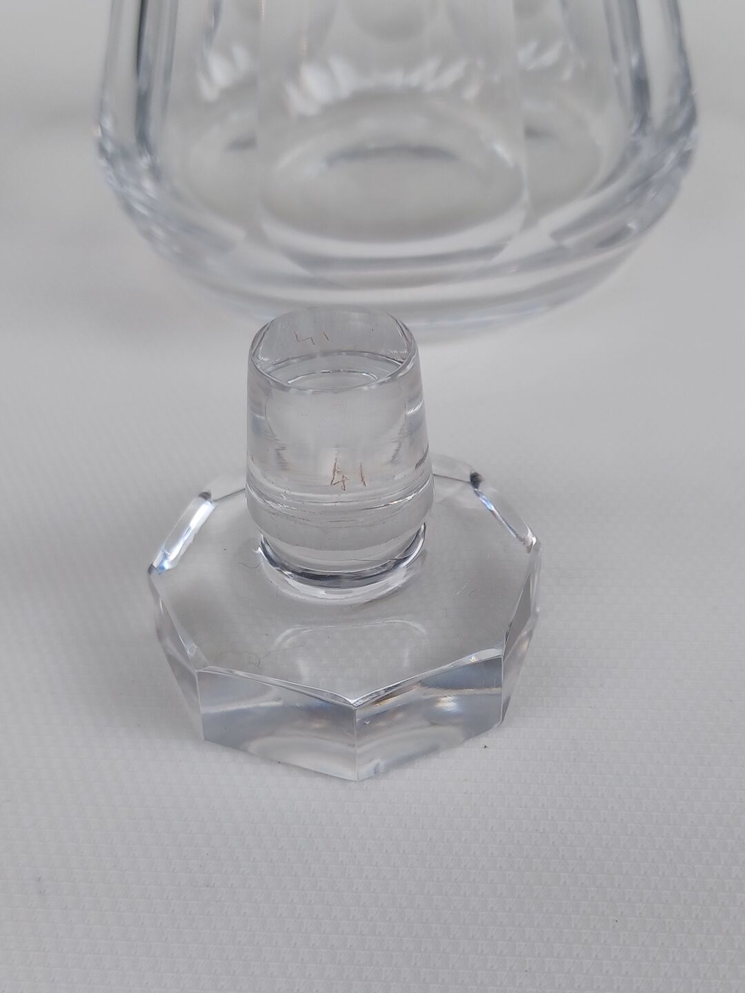 Carafe in baccarat crystal, talleyrand model, 60s.