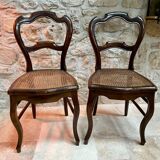 Paire chaises Louis Philippe