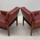 Vintage Danish Lounge Chairs In Rosewood And Leather. 1960s. 5
