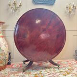 Jacob Desmalter mahogany pedestal table, stamped, Empire/Consulate period