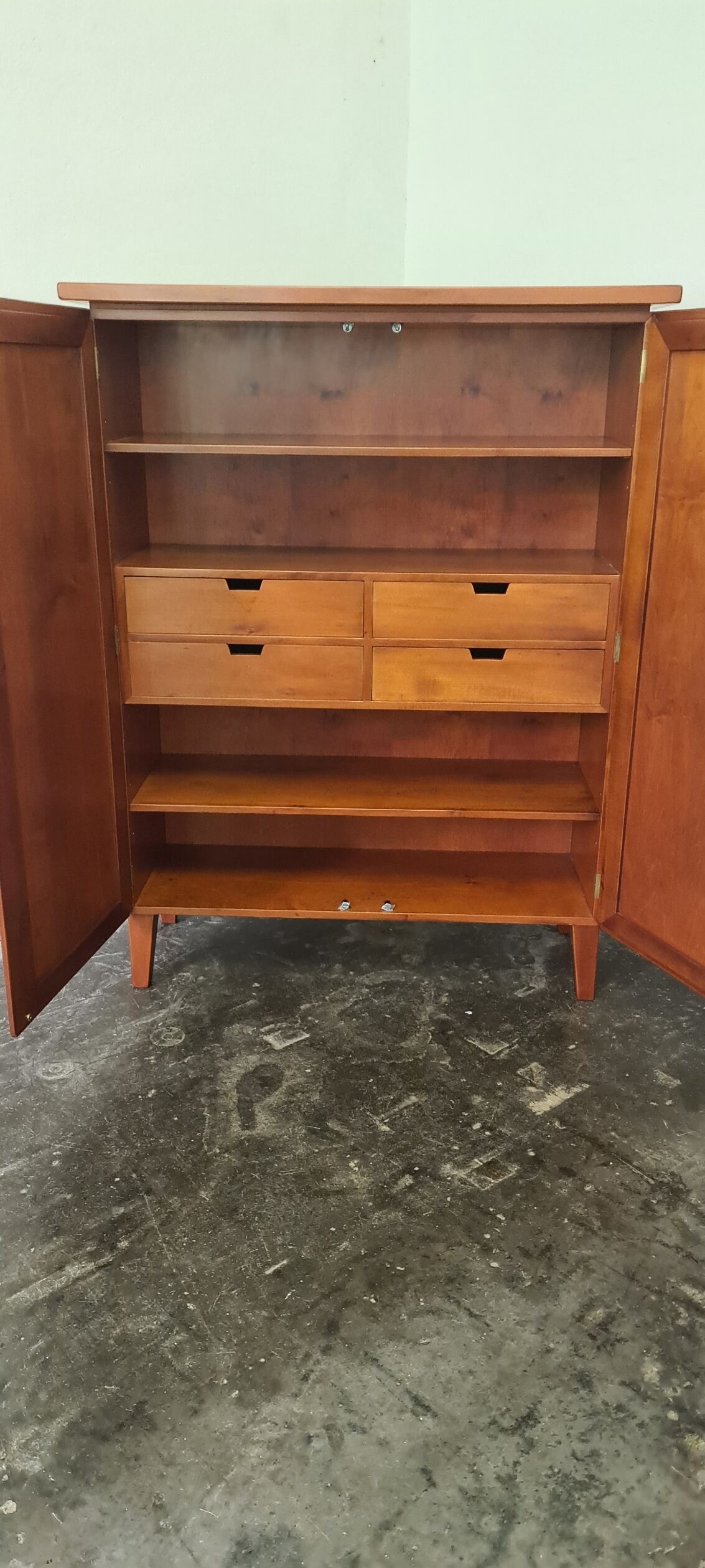 Vintage almost Brutalist cupboard