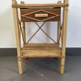 Rattan Bedside