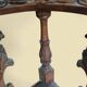 Carved wooden corner armchair - 19th century