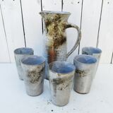 Service orangeade ceramic Chantal and Thierry Robert