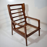 Fauteuil scandinave haut dossier par Niels Eilersen 1960