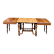 Henri II extendable dining table in solid walnut from the 19th century, 310cm.