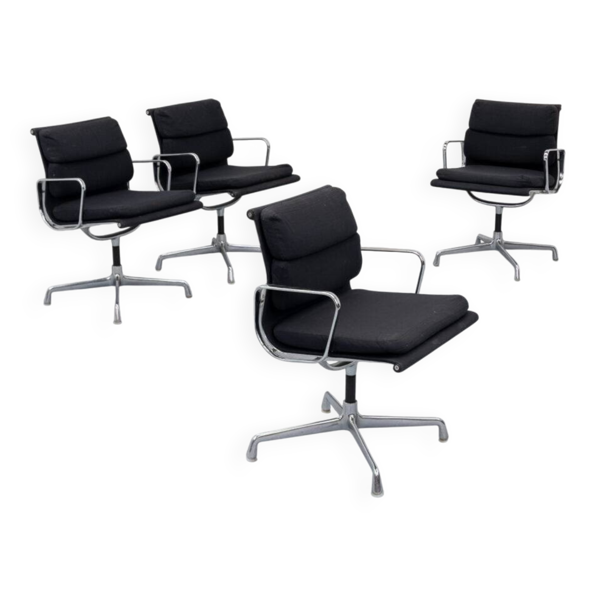 Eames EA208 Soft Pad Chair Herman Miller 1970s