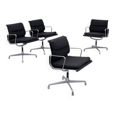 Chaise Eames EA208 Soft Pad Herman Miller années 1970