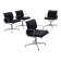Eames EA208 Soft Pad Chair Herman Miller 1970s