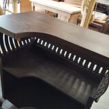 Wood and steel bar counter