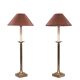 Kullmann lampen set Table lamps Bronze color 1970s Germany