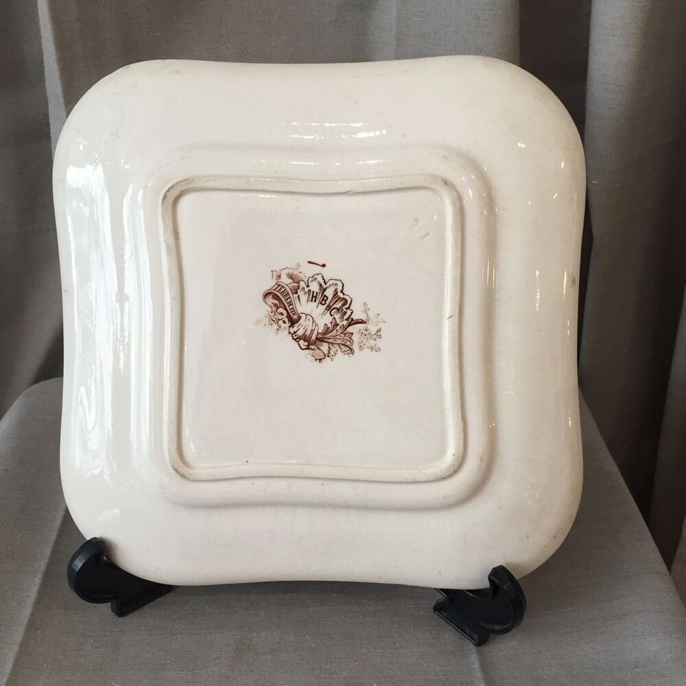 Presentation plate square iron earth