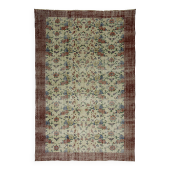 Tapis moderne unique, tapis turc oriental fait main Boho Kilim, pour cuisine, chambre à coucher 200 x 298 cm