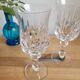 Duo of crystal glasses