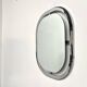 Bauhaus mirror in chrome-plated steel