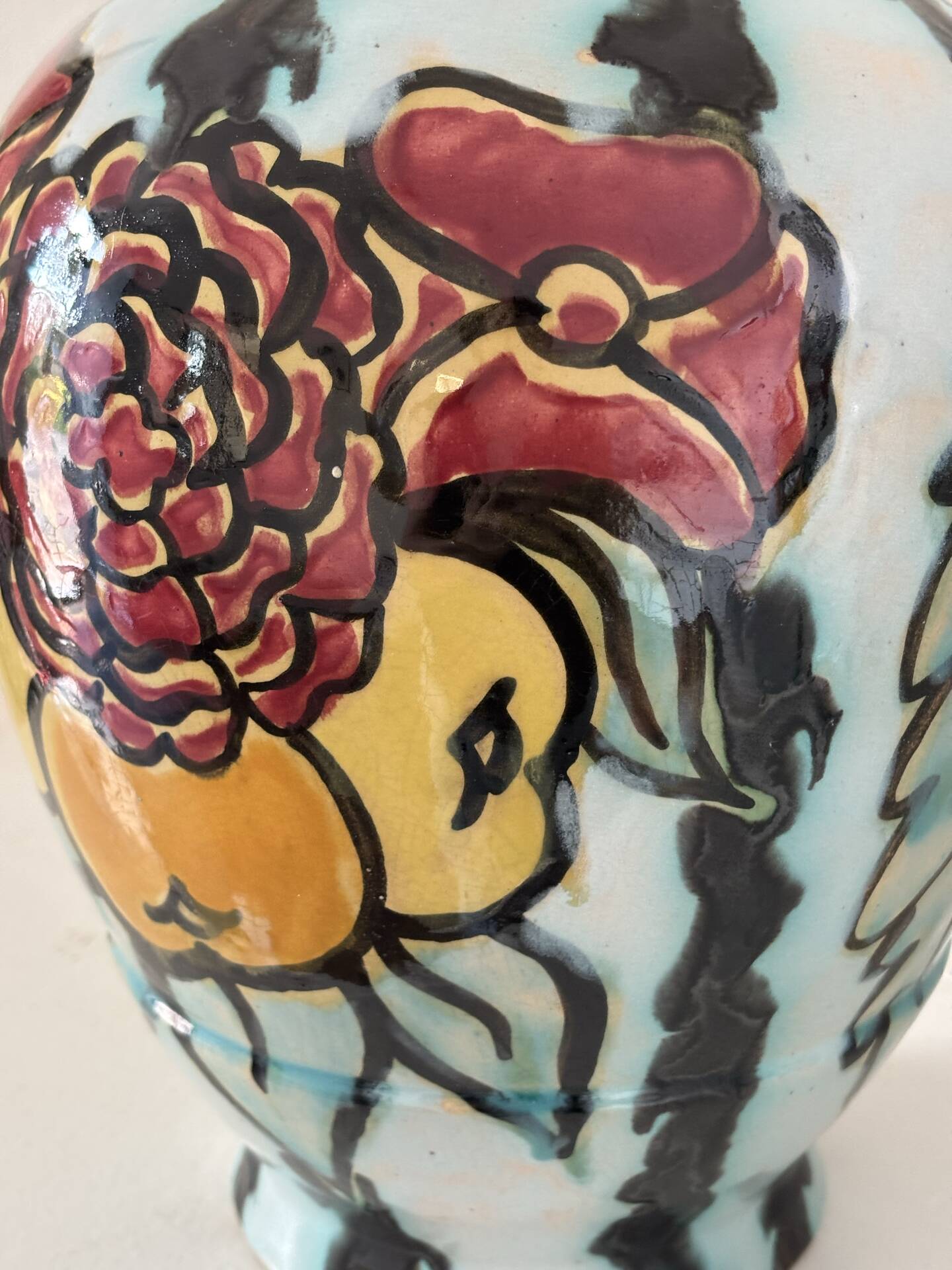 Pair of antique vases Henri Delcourt - Boulogne/mer