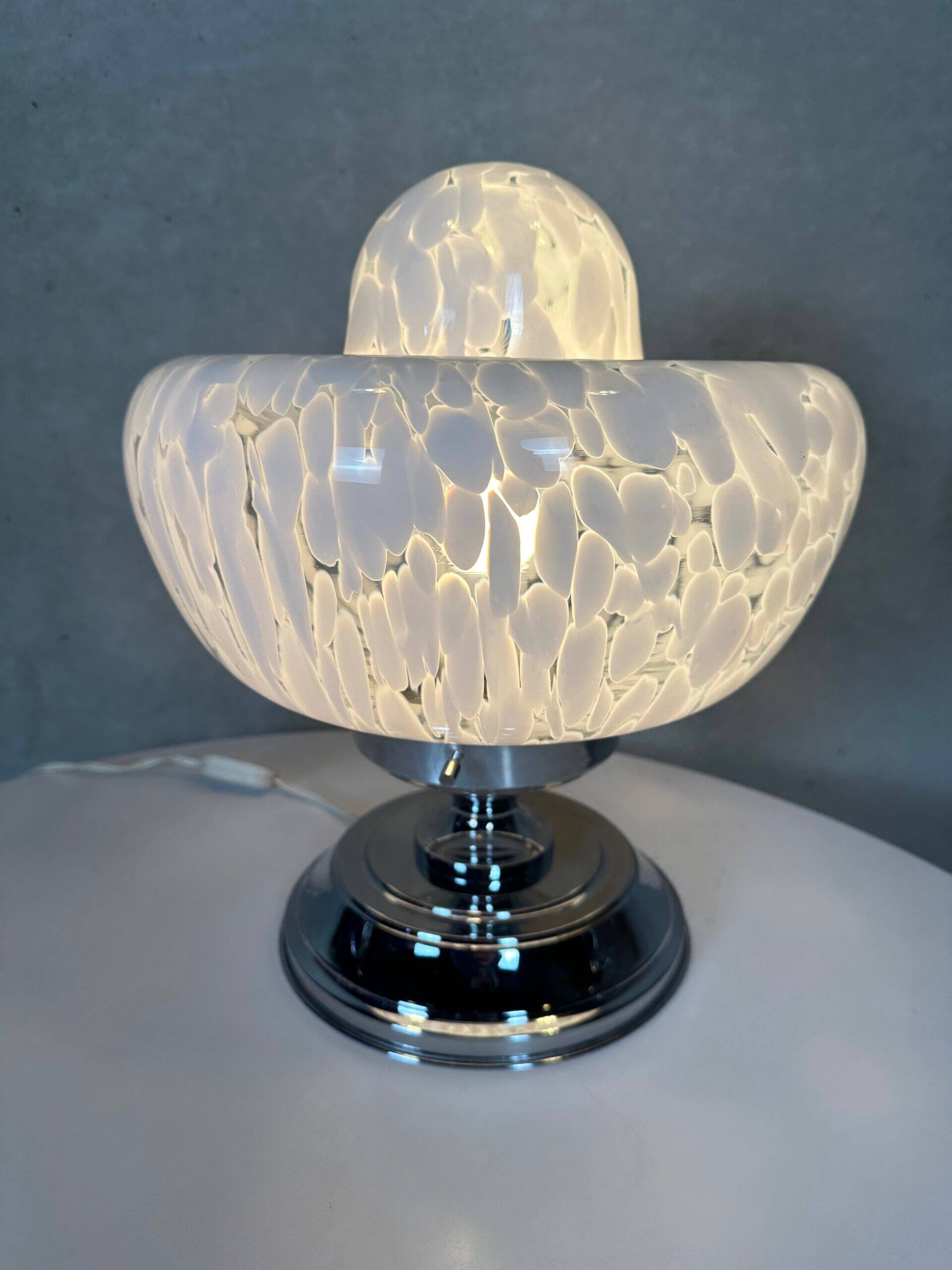 Lampe de table vintage des années 1970 – Murano