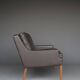 Canapé en cuir deux places danois par Georg Thams, Danemark, années 1960.