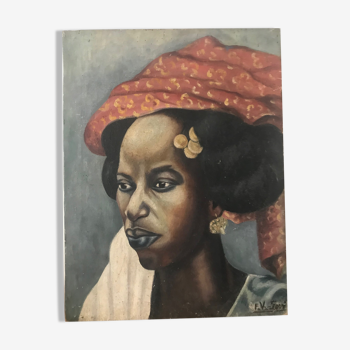 Portrait d'une femme africaine