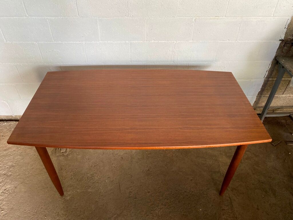 Scandinavian table in teak and rosewood vintage 60s