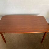 Scandinavian table in teak and rosewood vintage 60s