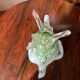 Rare Murano glass footed bowl