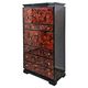 Mid Century Tall Boy or Secretary in tortoiseshell and lacquer by Ottini