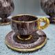 Complete coffee and tea set by Marius Gugie Vallauris Vintage